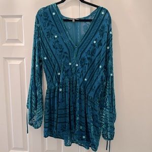 For Love & Lemons Velvet J’adore Maxi Dress